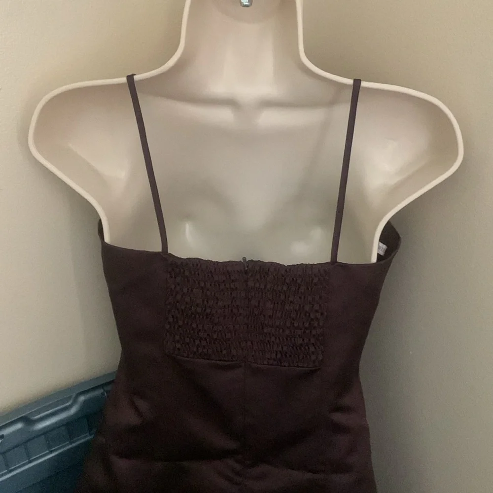 David's Bridal Rich Brown Dress flower girl 14 woman’s xs 45 - Picture 5 of 5